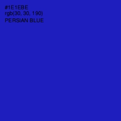 #1E1EBE - Persian Blue Color Image