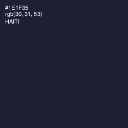 #1E1F35 - Haiti Color Image