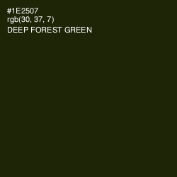 #1E2507 - Deep Forest Green Color Image