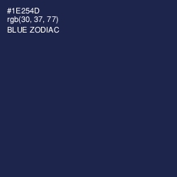 #1E254D - Blue Zodiac Color Image