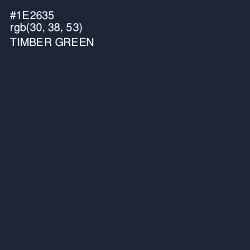 #1E2635 - Timber Green Color Image