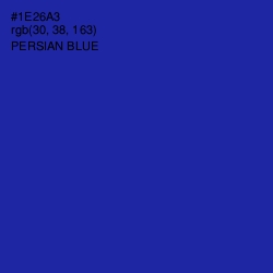 #1E26A3 - Persian Blue Color Image