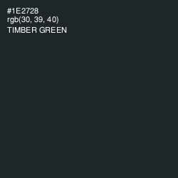 #1E2728 - Timber Green Color Image