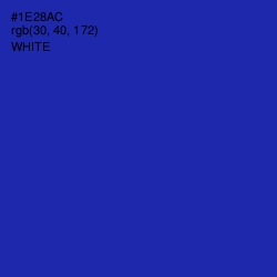 #1E28AC - Persian Blue Color Image