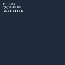 #1E2B3C - Gable Green Color Image