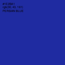 #1E2BA1 - Persian Blue Color Image