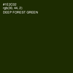 #1E2C02 - Deep Forest Green Color Image