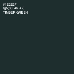#1E2E2F - Timber Green Color Image