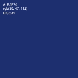 #1E2F70 - Biscay Color Image