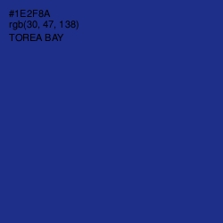 #1E2F8A - Torea Bay Color Image