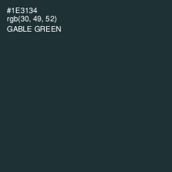#1E3134 - Gable Green Color Image