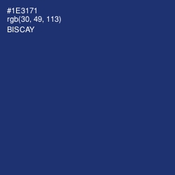 #1E3171 - Biscay Color Image