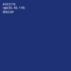 #1E3176 - Biscay Color Image