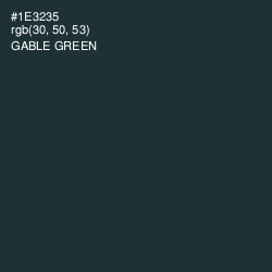 #1E3235 - Gable Green Color Image