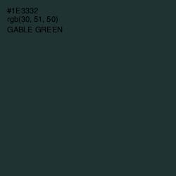 #1E3332 - Gable Green Color Image