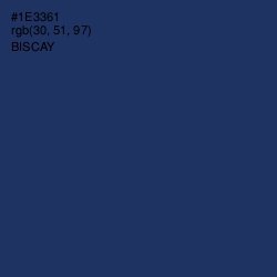 #1E3361 - Biscay Color Image