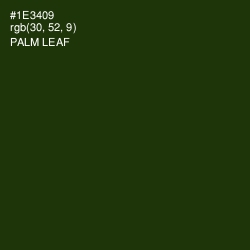 #1E3409 - Palm Leaf Color Image