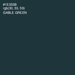 #1E353B - Gable Green Color Image