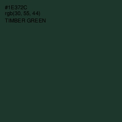 #1E372C - Timber Green Color Image