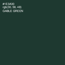 #1E3A30 - Gable Green Color Image