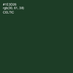#1E3D26 - Celtic Color Image
