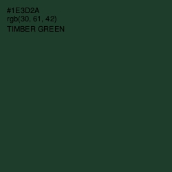 #1E3D2A - Timber Green Color Image