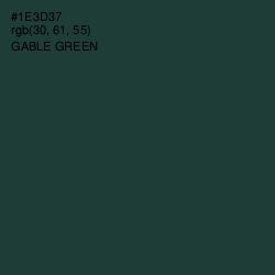 #1E3D37 - Gable Green Color Image