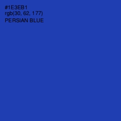 #1E3EB1 - Persian Blue Color Image