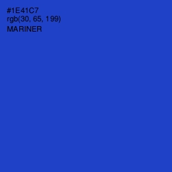 #1E41C7 - Mariner Color Image