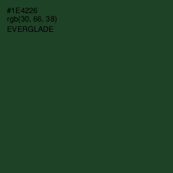 #1E4226 - Everglade Color Image