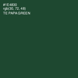 #1E4830 - Te Papa Green Color Image