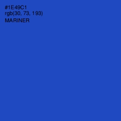 #1E49C1 - Mariner Color Image