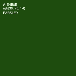 #1E4B0E - Parsley Color Image