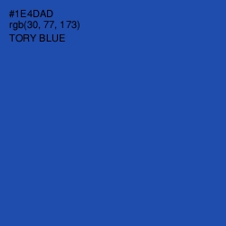 #1E4DAD - Tory Blue Color Image