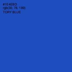 #1E4EBD - Tory Blue Color Image