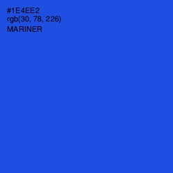 #1E4EE2 - Mariner Color Image