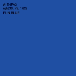 #1E4FA2 - Fun Blue Color Image