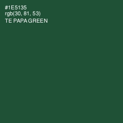 #1E5135 - Te Papa Green Color Image