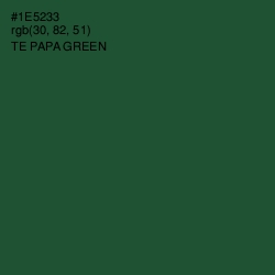 #1E5233 - Te Papa Green Color Image