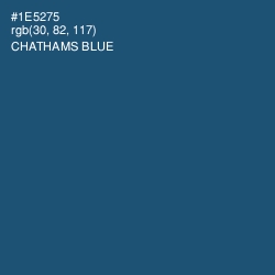 #1E5275 - Chathams Blue Color Image