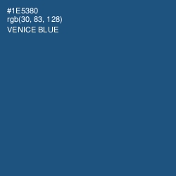 #1E5380 - Venice Blue Color Image