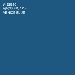 #1E5880 - Venice Blue Color Image