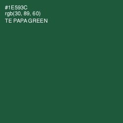 #1E593C - Te Papa Green Color Image