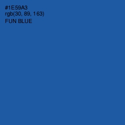 #1E59A3 - Fun Blue Color Image