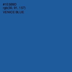 #1E5B9D - Venice Blue Color Image