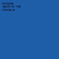 #1E5DA8 - Fun Blue Color Image