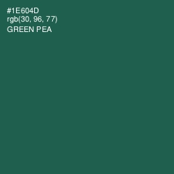 #1E604D - Green Pea Color Image