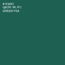 #1E6051 - Green Pea Color Image