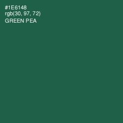 #1E6148 - Green Pea Color Image