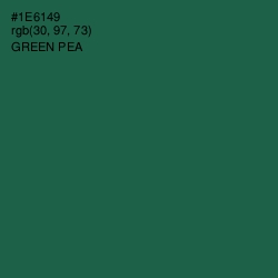 #1E6149 - Green Pea Color Image